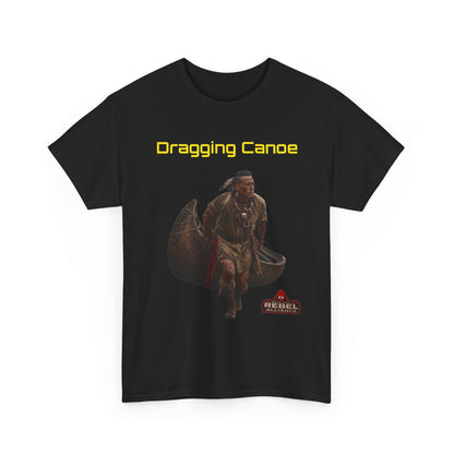 Dragging Canoe Canoe Warrior T-Shirt — Native American Historical Tribute Tee