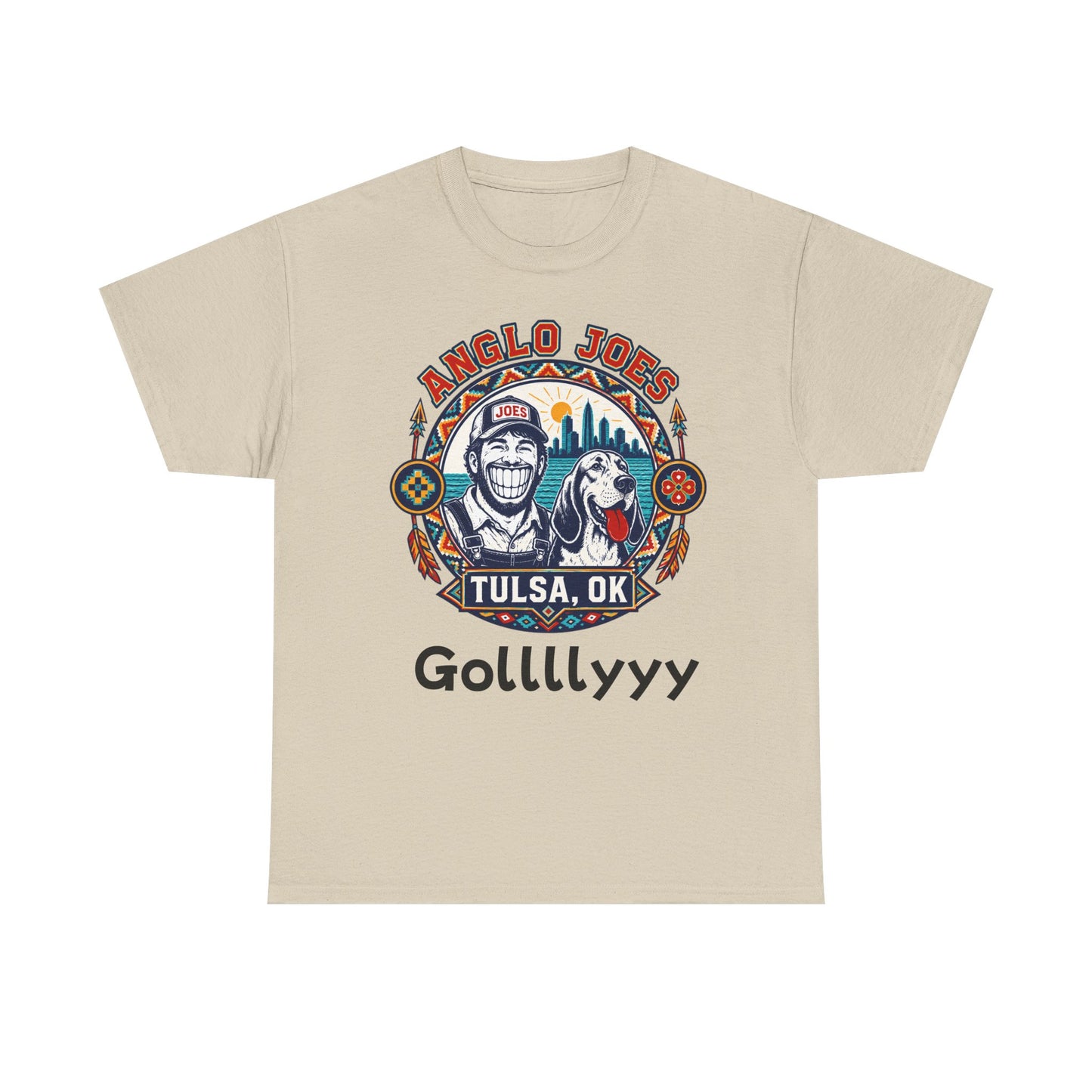 Anglo Joe’s Tulsa Tee Gollllyyyy — 'Gollllyyy' Retro Sports Graphic T-Shirt