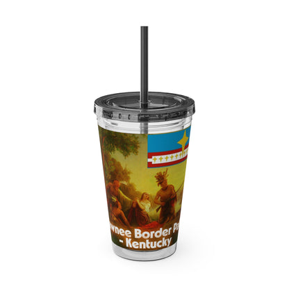 Shawnee N Sunsplash Tumbler with Straw, 16oz