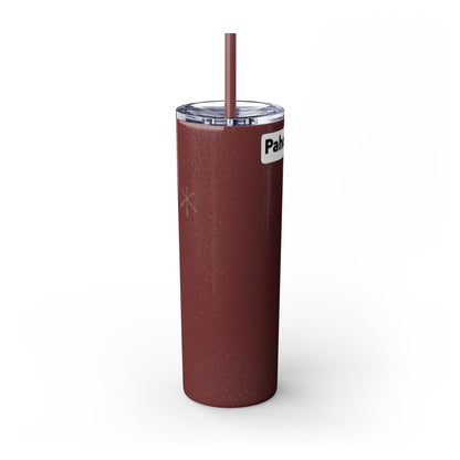 Iowa 20oz Skinny Tumbler with Native Dreamcatcher Design - 'Pahodje' Travel Straw Cup