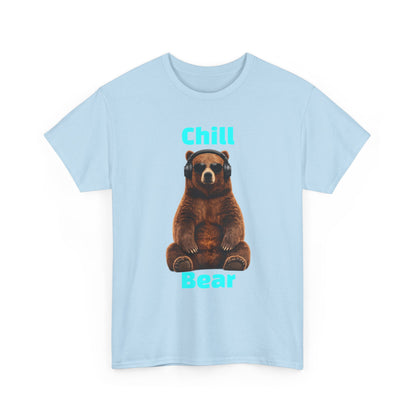 Chill Bear Tee — Cute Relaxed Bear Graphic T-Shirt