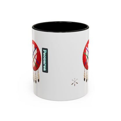 Peoria Powawera Dreamcatcher Coffee Mug — Colorful 11oz & 15oz Ceramic