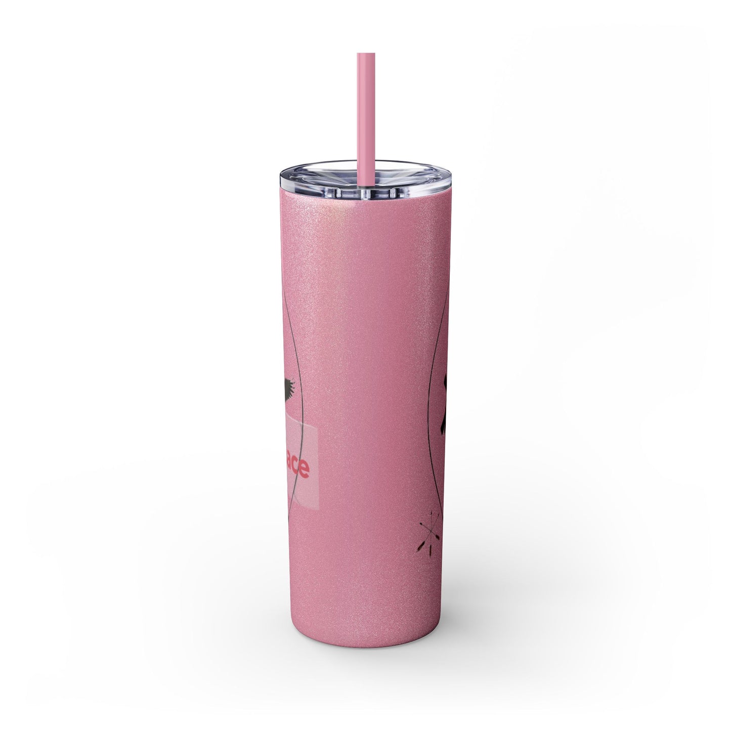 Kialegee 20oz Skinny Tumbler — Faith & Outdoor Lacrosse Design with Cross, Sticks, Campfire
