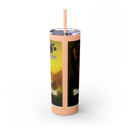 Shawnee Absentee Skinny Tumbler with Straw, 20oz