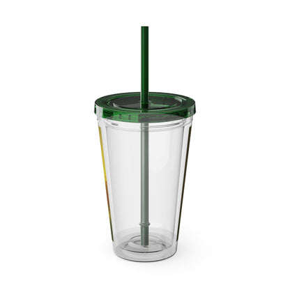 Shawnee Absentee Sunsplash Tumbler with Straw, 16oz