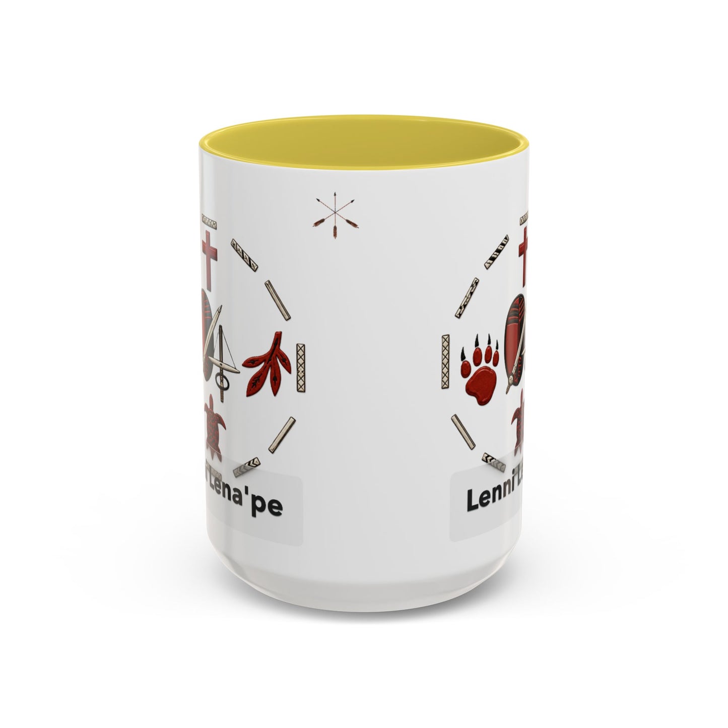 Delaware East Lenni Lenape Tribal Ceramic Mug – Native Symbols Coffee Cup (11oz/15oz)