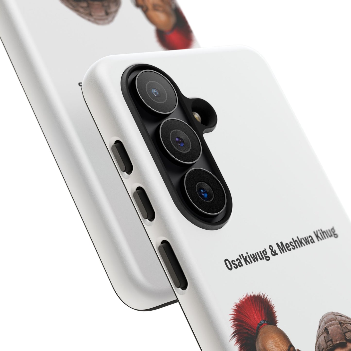 Sac&Fox Phone Case — 'Blackhawk' Raven Crest Protective Tough Case