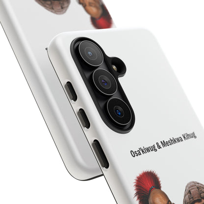 Sac&Fox Phone Case — 'Blackhawk' Raven Crest Protective Tough Case