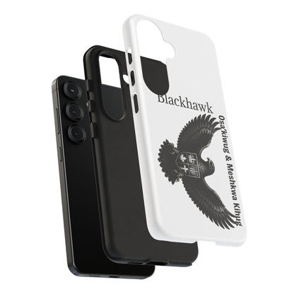 Sac&Fox Phone Case — 'Blackhawk' Raven Crest Protective Tough Case