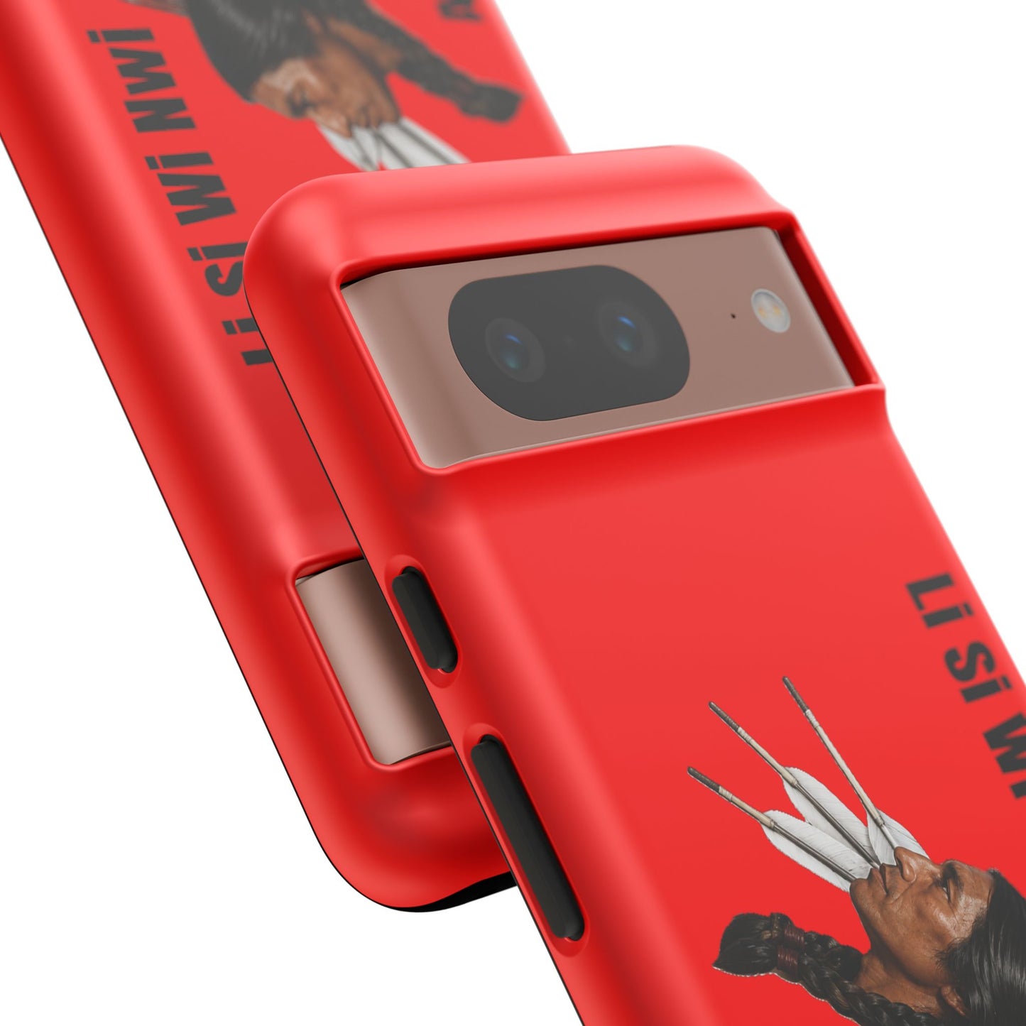 Absentee Shawnee Headdress Phone Case — 'Li Si Wi Ni' Design