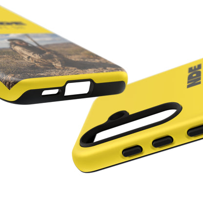 Ft. Sill Phone Case — Yellow ‘NDE Ft. Sill’ Desert Photo Protective Cover