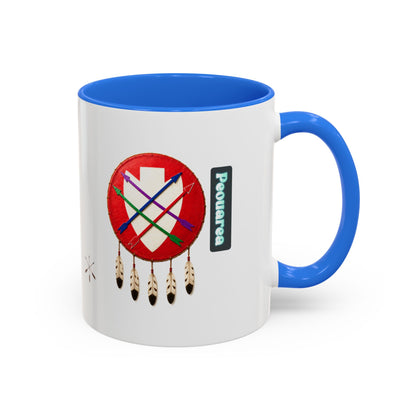Peoria Powawera Dreamcatcher Coffee Mug — Colorful 11oz & 15oz Ceramic