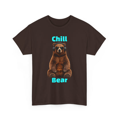 Chill Bear Tee — Cute Relaxed Bear Graphic T-Shirt