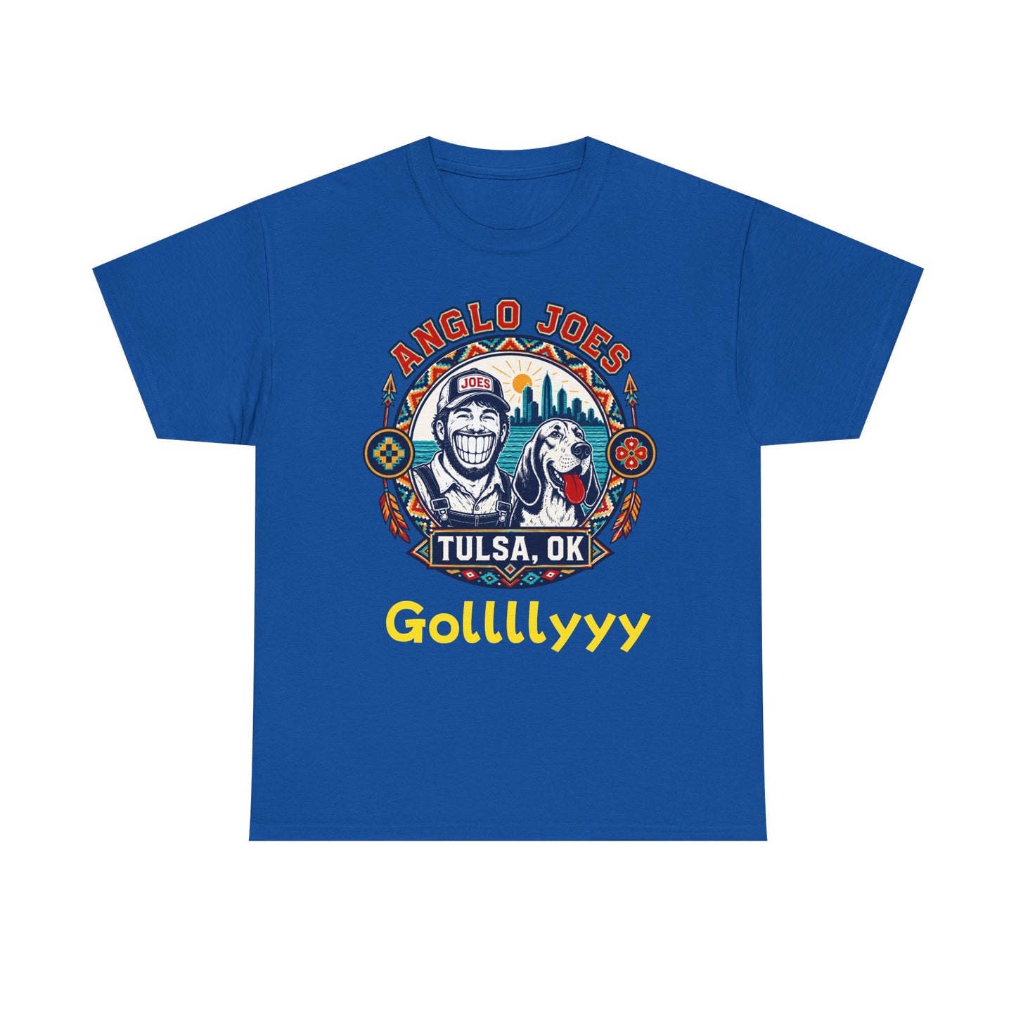Anglo Joe’s Tulsa Tee Gollllyyyy — 'Gollllyyy' Retro Sports Graphic T-Shirt