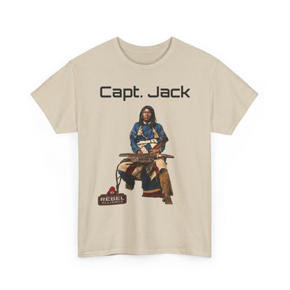 Capt. Jack Graphic Tee — Vintage Captain Illustration Shirt