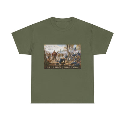 Chief Little Turtle Historical Battle Tee — "The U.S. Greatest Defeat by a Tribe" Cotton T-Shirt