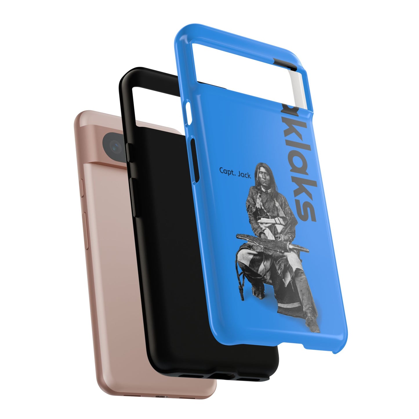 Modoc Blue 'Maklaks' Tough Phone Case with Eagle Drum Design