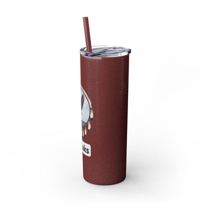 Modoc Eagle Skinny Tumbler – 20oz Straw Travel Cup (Maklaks)
