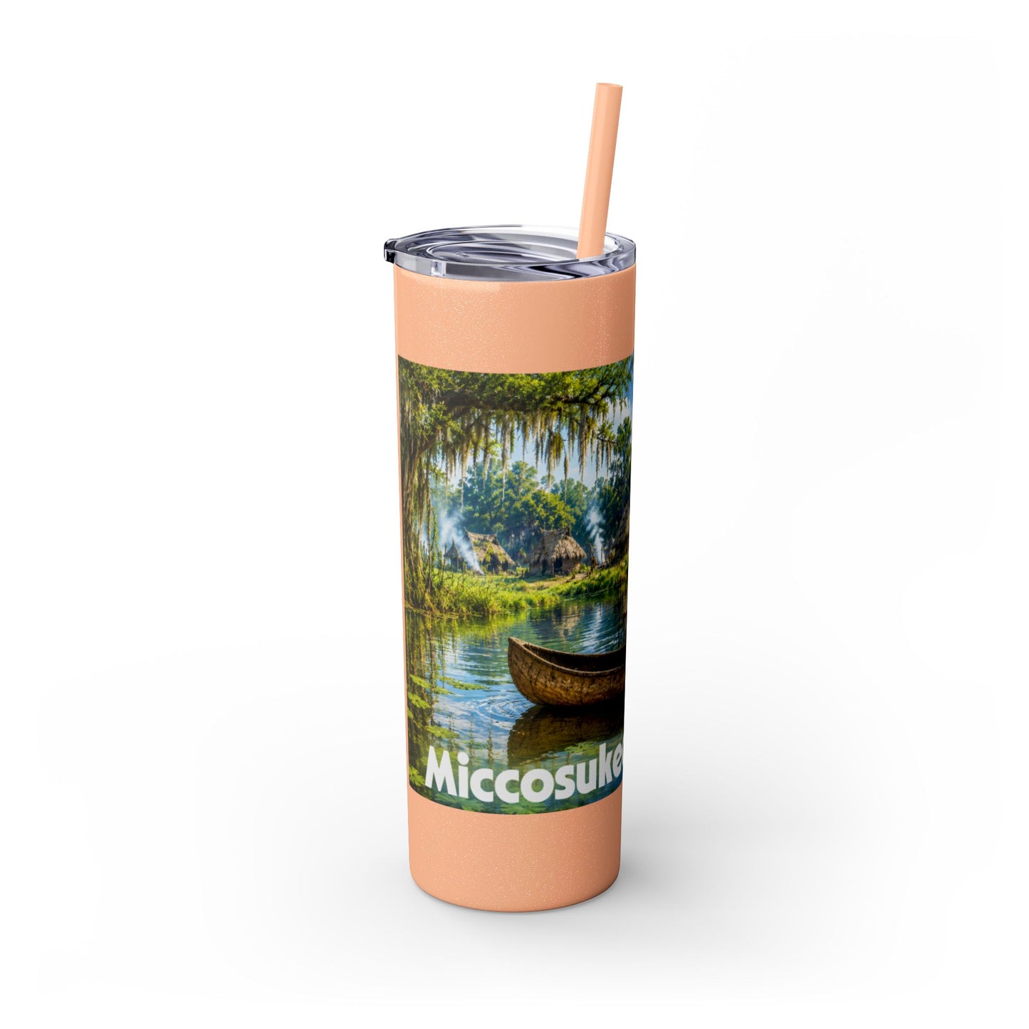Seminole Skinny Tumbler with Straw, 20oz