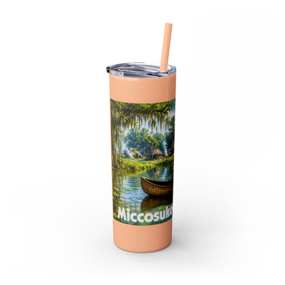 Seminole Skinny Tumbler with Straw, 20oz