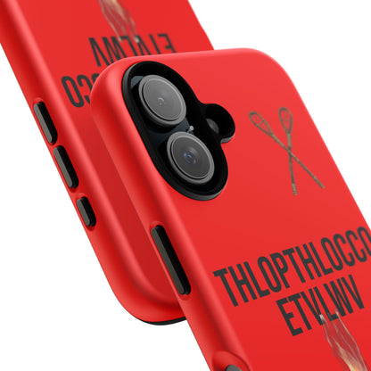 Thlopthlocco Protective Phone Case —  Text "THLOPTHLOCCO ETVLWV"