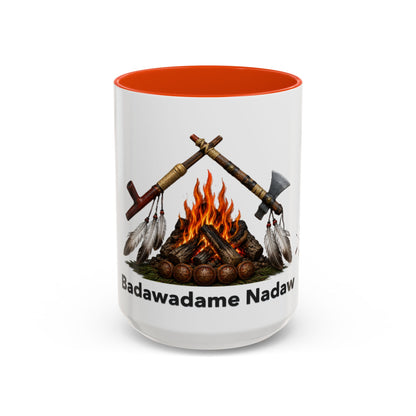 Potawatomi Native Pride Campfire Mug — Badawadame Nadaw Design (11oz/15oz)