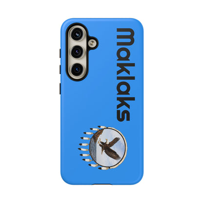 Modoc Blue 'Maklaks' Tough Phone Case with Eagle Drum Design