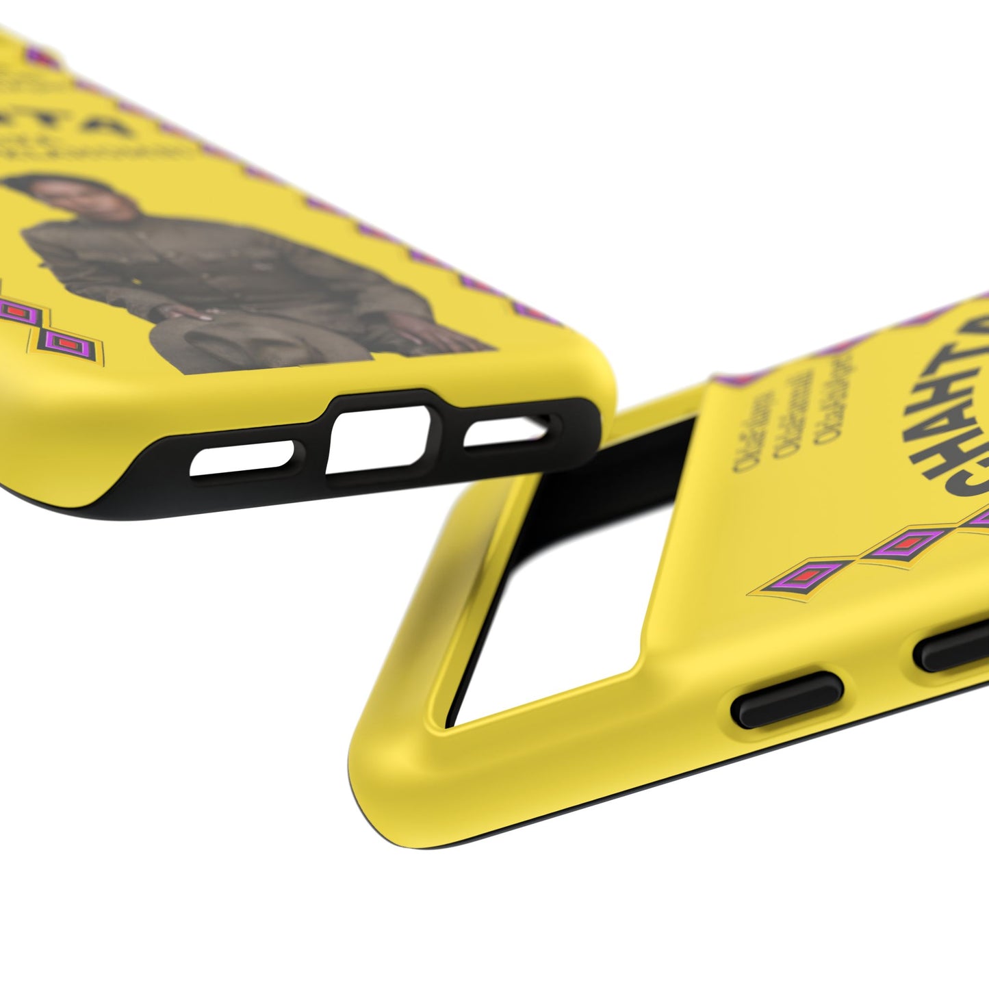 Chahta Tushka Joseph Oklahombi Yellow Phone Case — Native American Tribute Protective Cover