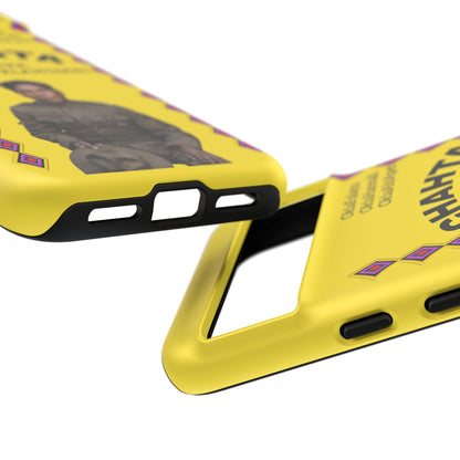 Chahta Tushka Joseph Oklahombi Yellow Phone Case — Native American Tribute Protective Cover