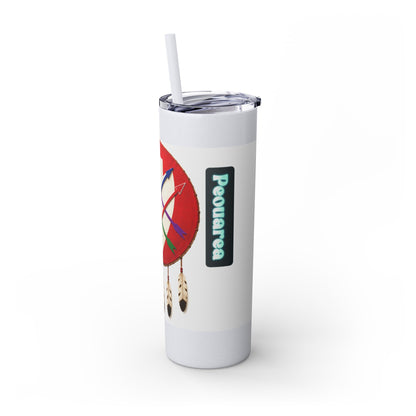 Peoria 20oz Skinny Tumbler with Dreamcatcher Shield Design