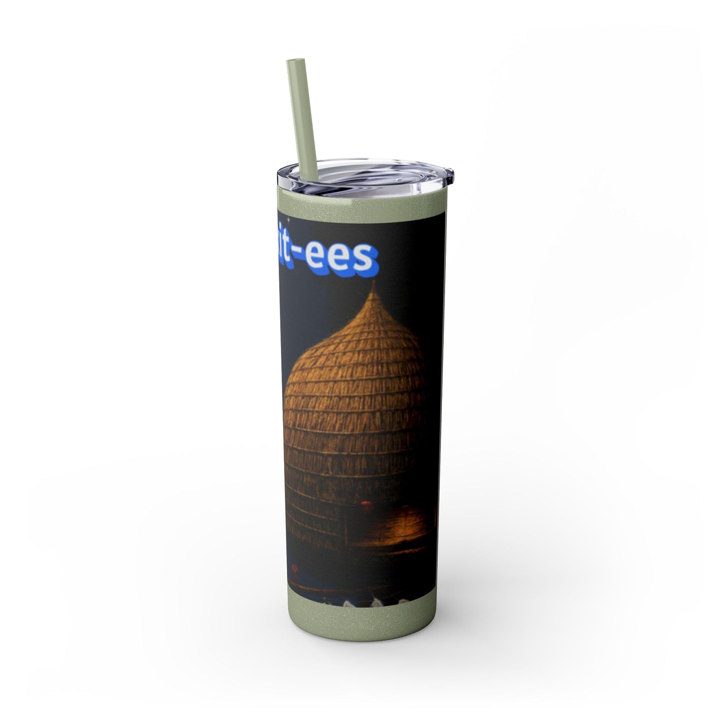 Wichita Skinny Tumbler with Straw, 20oz