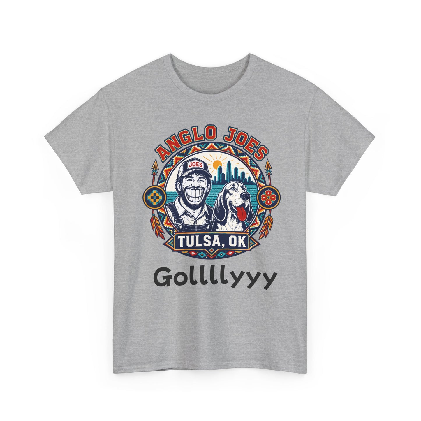 Anglo Joe’s Tulsa Tee Gollllyyyy — 'Gollllyyy' Retro Sports Graphic T-Shirt