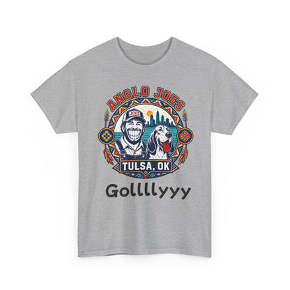 Anglo Joe’s Tulsa Tee Gollllyyyy — 'Gollllyyy' Retro Sports Graphic T-Shirt