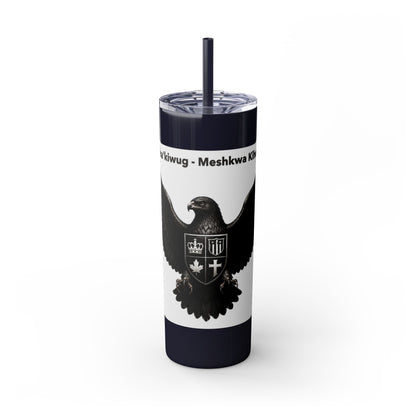 Sac Fox Skinny Tumbler with Straw, 20oz