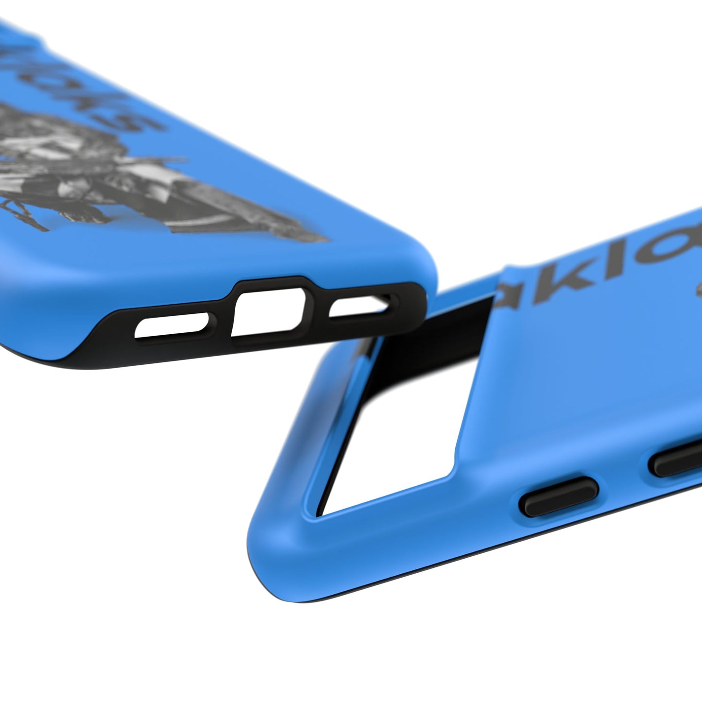 Modoc Blue 'Maklaks' Tough Phone Case with Eagle Drum Design