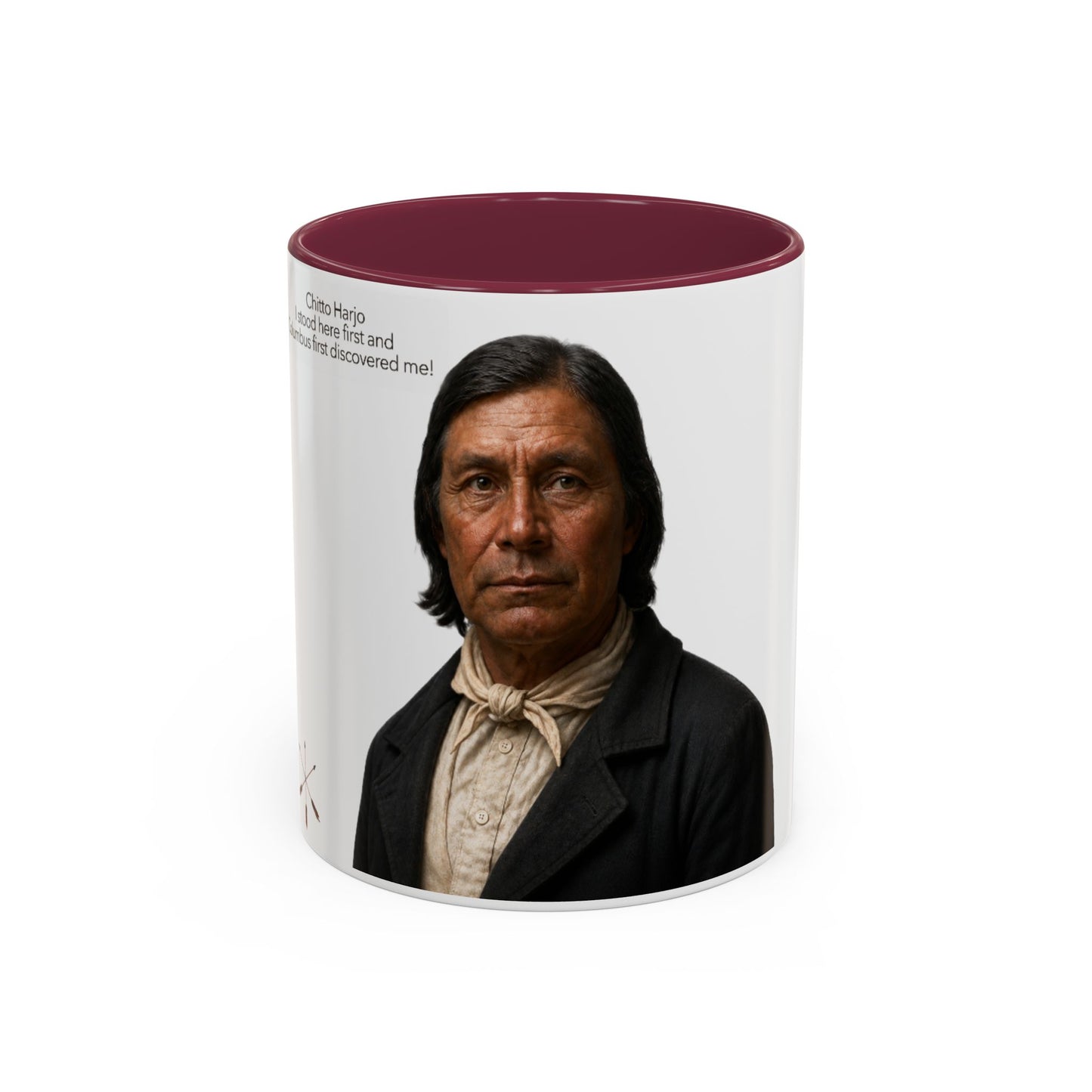 Chitto Harjo Portrait Mug — Historical Native American Portrait Coffee Mug (11oz, 15oz)