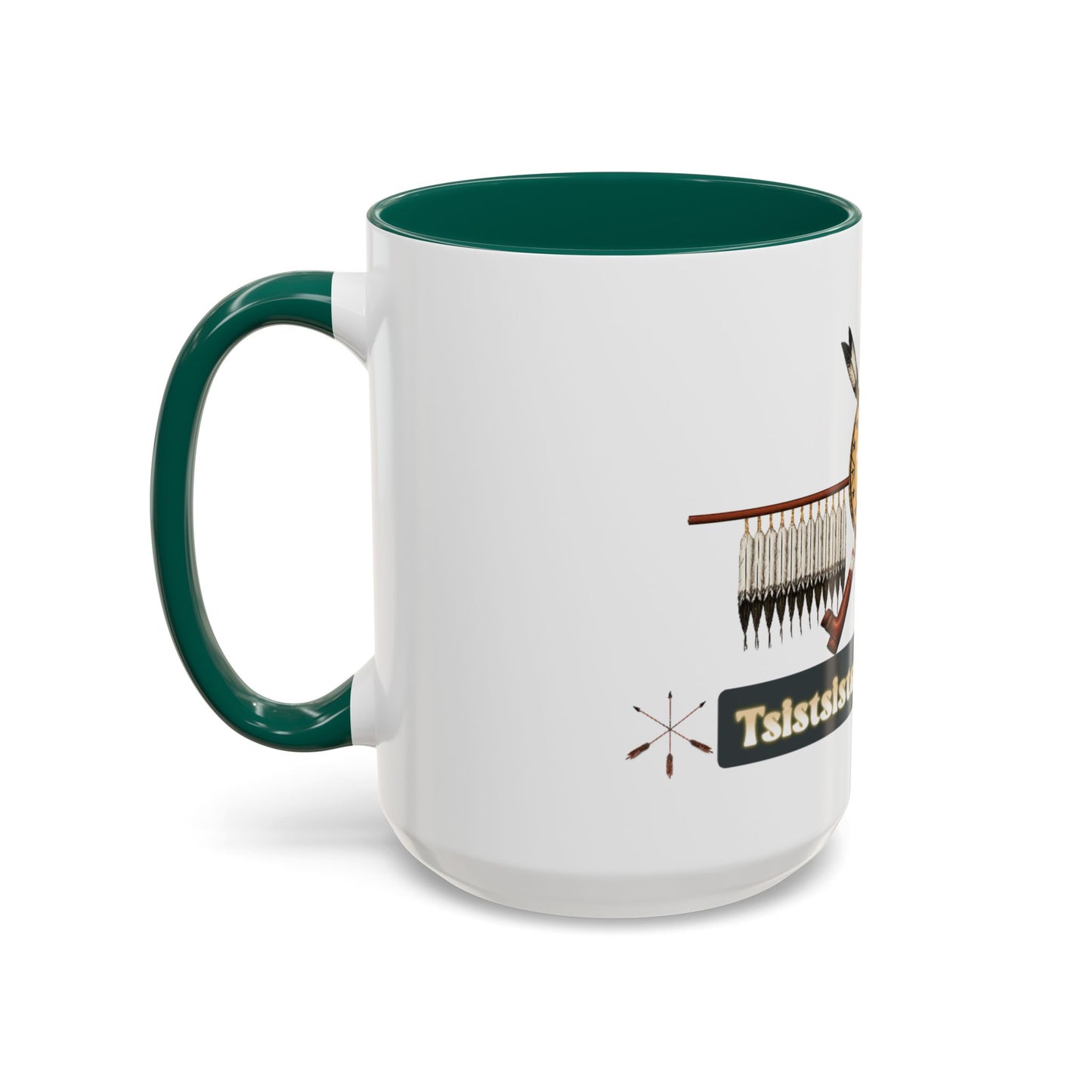 Cheyenne Arapaho Native Heritage Shield Coffee Mug – 'Tsistsistas / Hinono’ei' 11oz & 15oz