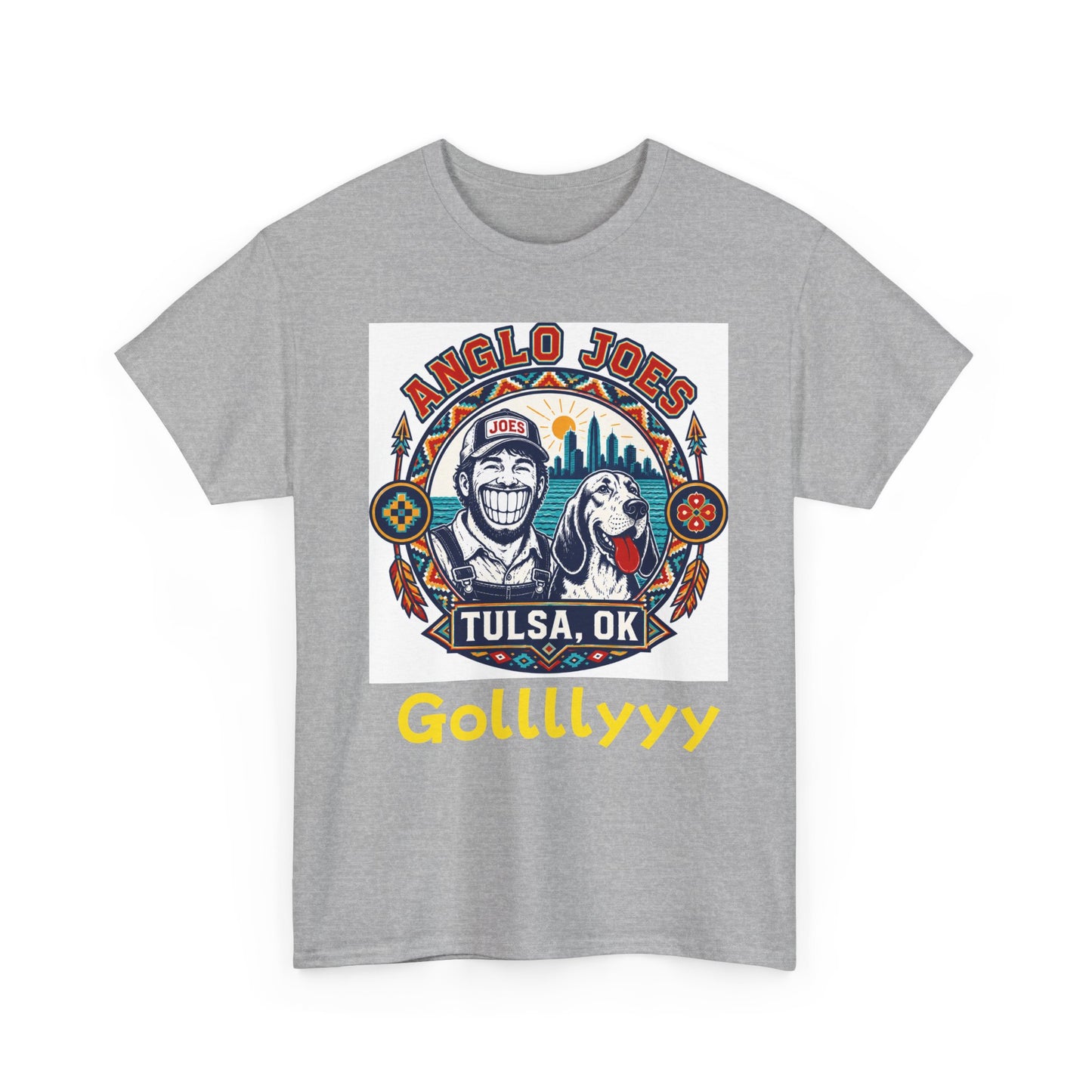 Tulsa Anglo Joe’s Tee — 'Gollllyyy' Retro Sports Graphic T-Shirt