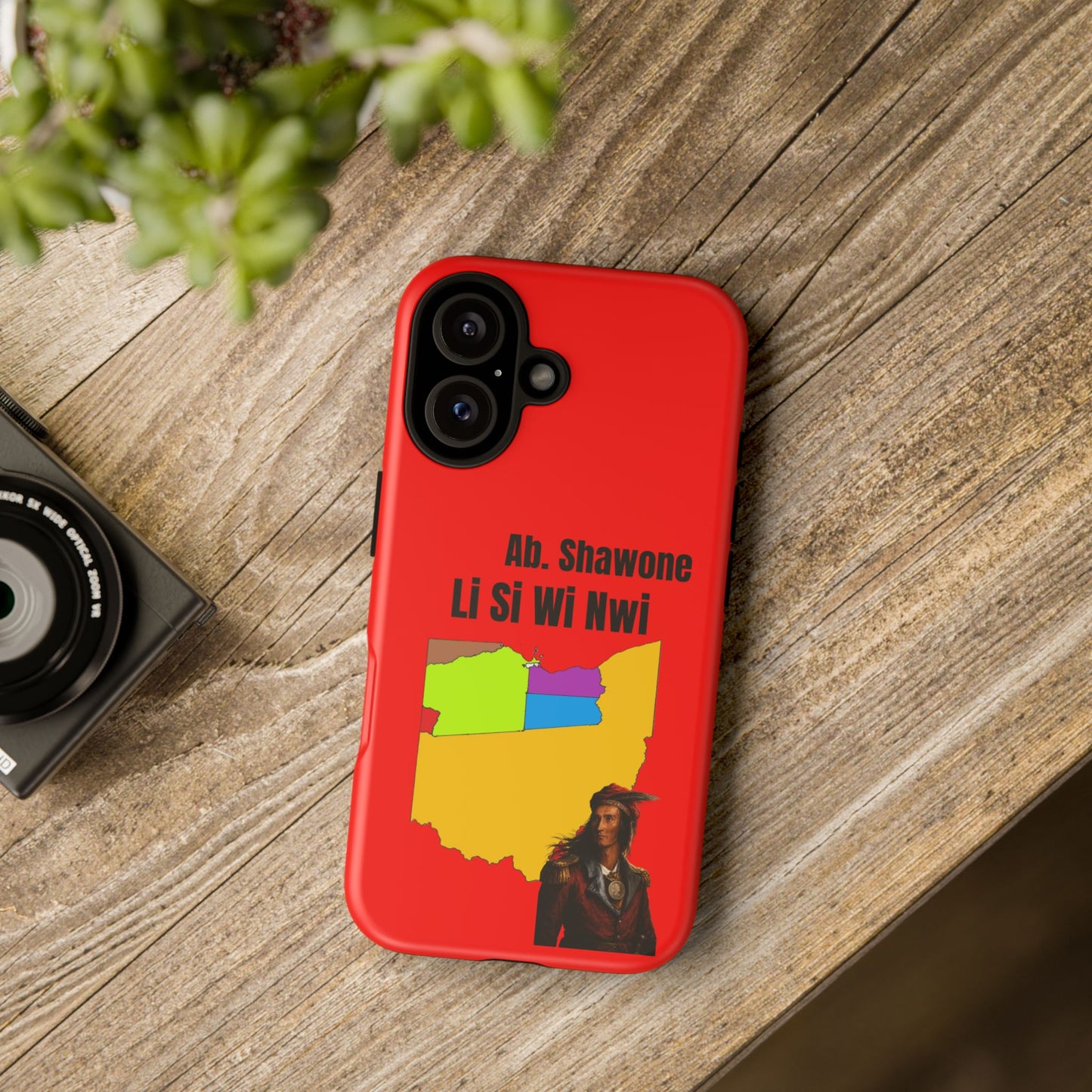 Absentee Shawnee homelands Phone Case — 'Li Si Wi Ni' Design