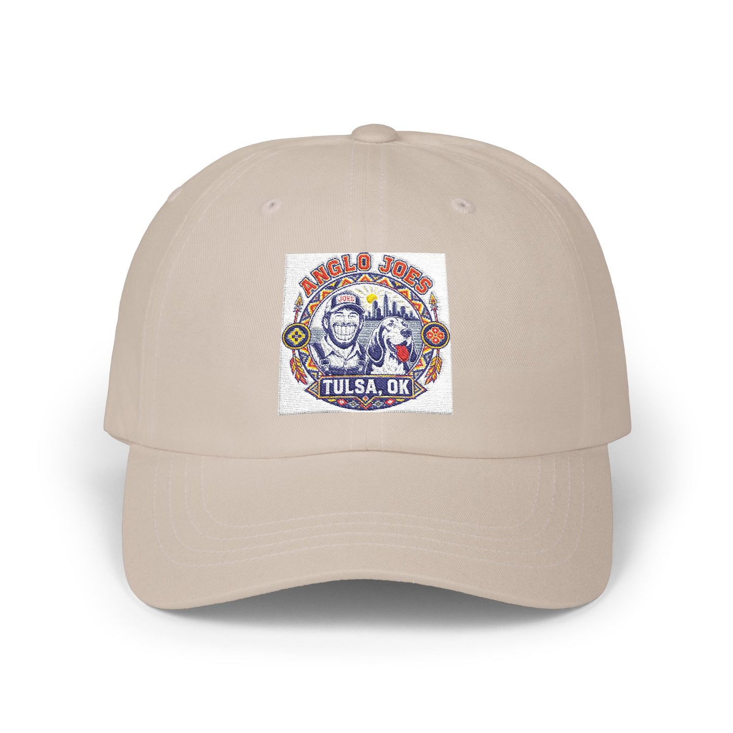 Tulsa OK Vintage Bison Patch Dad Cap