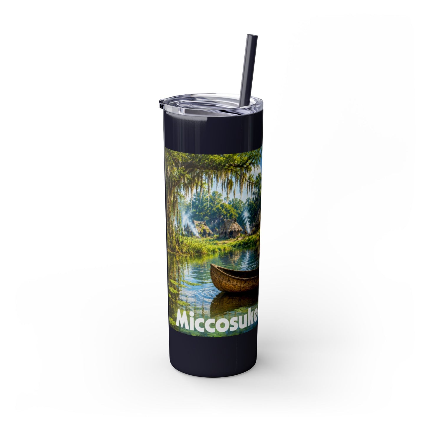 Seminole Skinny Tumbler with Straw, 20oz
