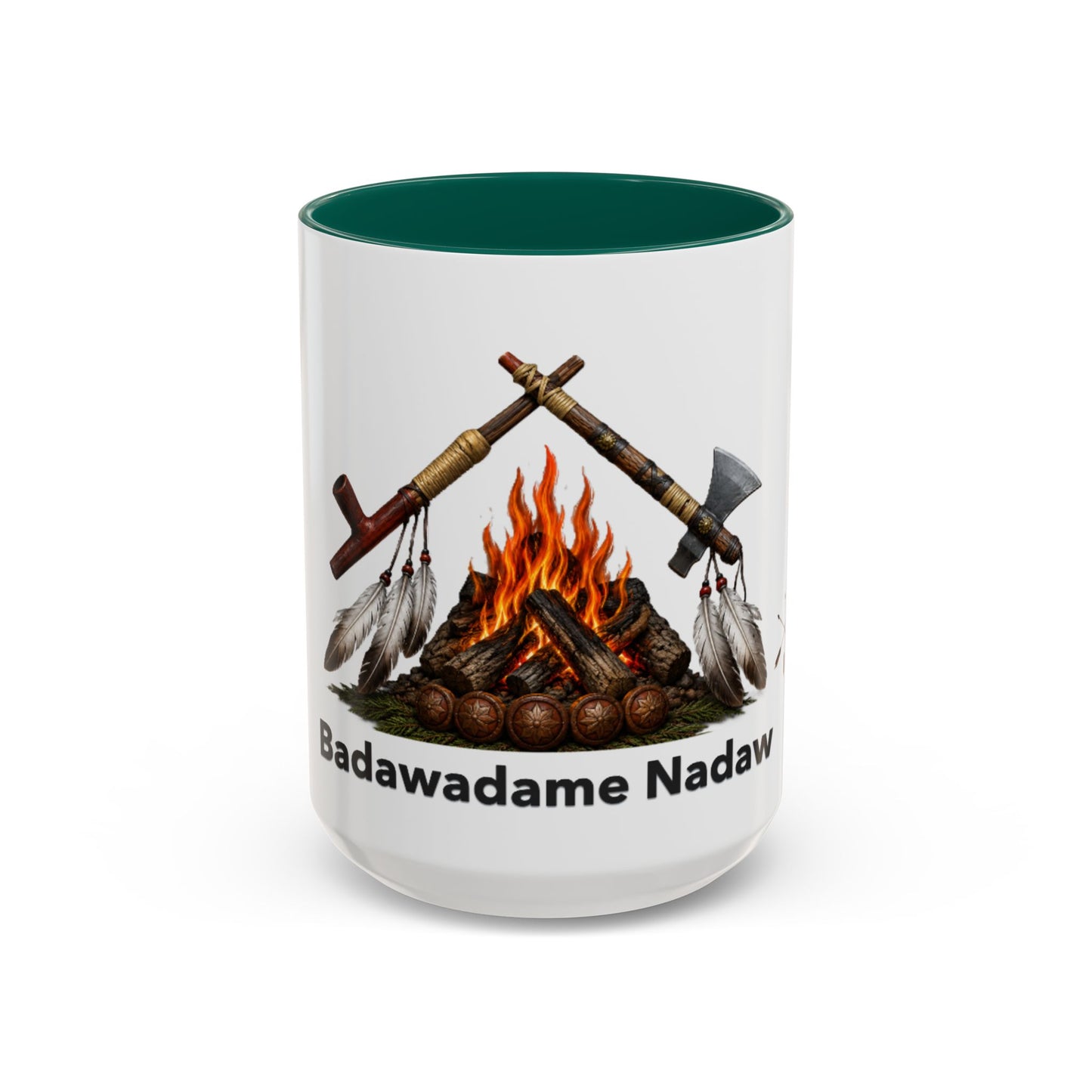 Potawatomi Native Pride Campfire Mug — Badawadame Nadaw Design (11oz/15oz)