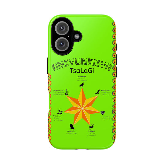 Cherokee Phone Case — Anityuniwya TsaLaGi Star Design (Protective Tough Case)