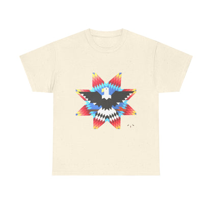 Native Star Eagle Graphic Tee with Arrow Backprint