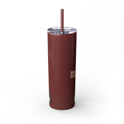 Miami 20oz Skinny Tumbler with Straw — Native Chief Portrait Travel Cup