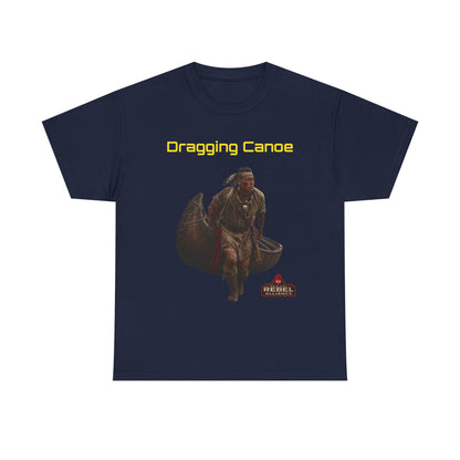 Dragging Canoe Canoe Warrior T-Shirt — Native American Historical Tribute Tee