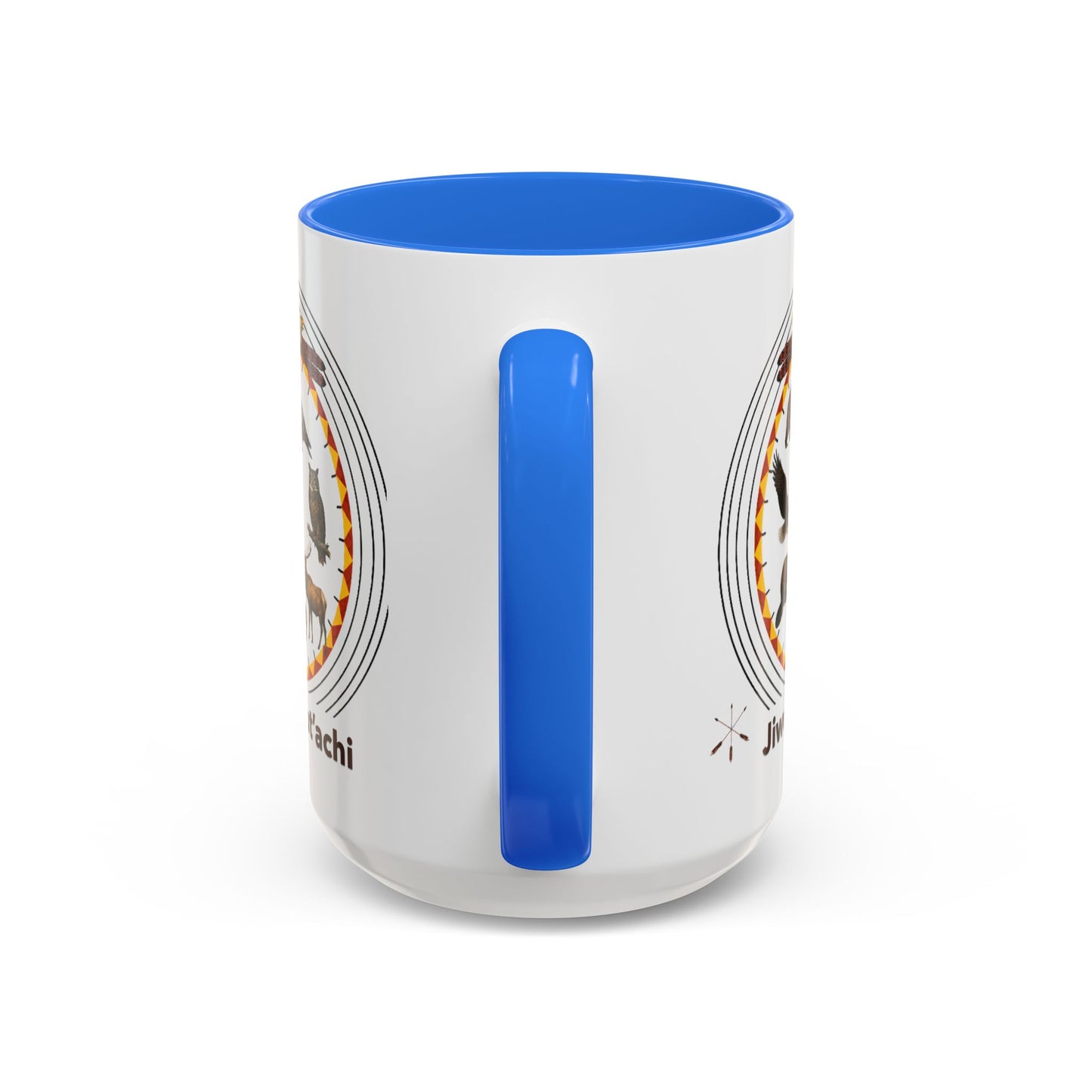 Otoe Missouria Native Animal Circle Mug – 'Jiwere-Nut'achi' Illustrated Coffee Cup (11oz/15oz)