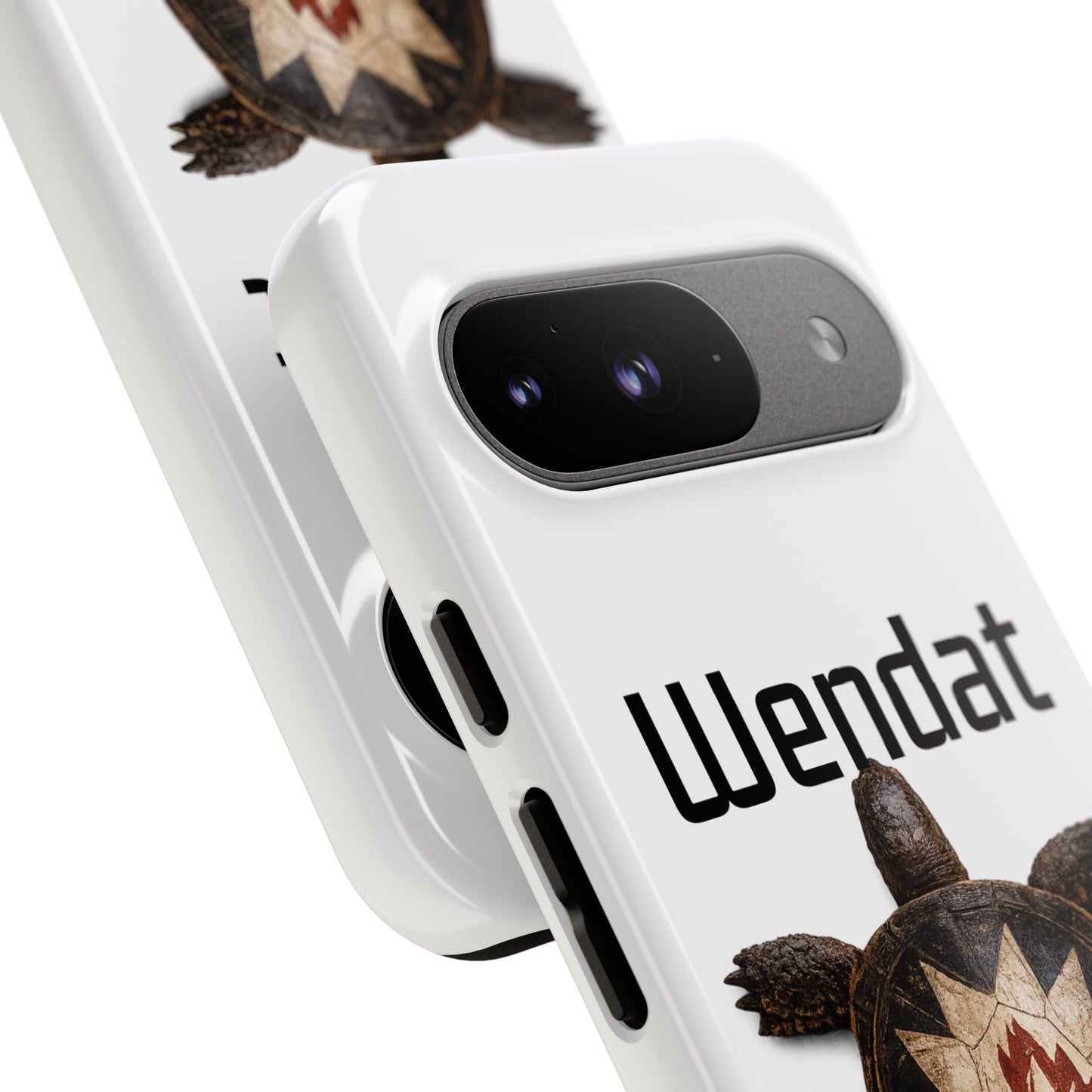 Wyandotte Wendat Turtle Phone Case — Indigenous Turtle Shield Design
