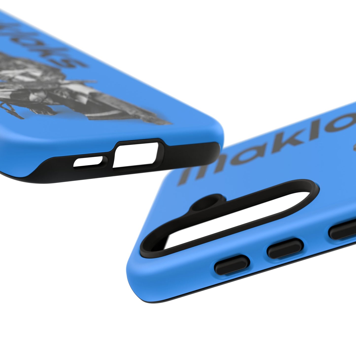 Modoc Blue 'Maklaks' Tough Phone Case with Eagle Drum Design