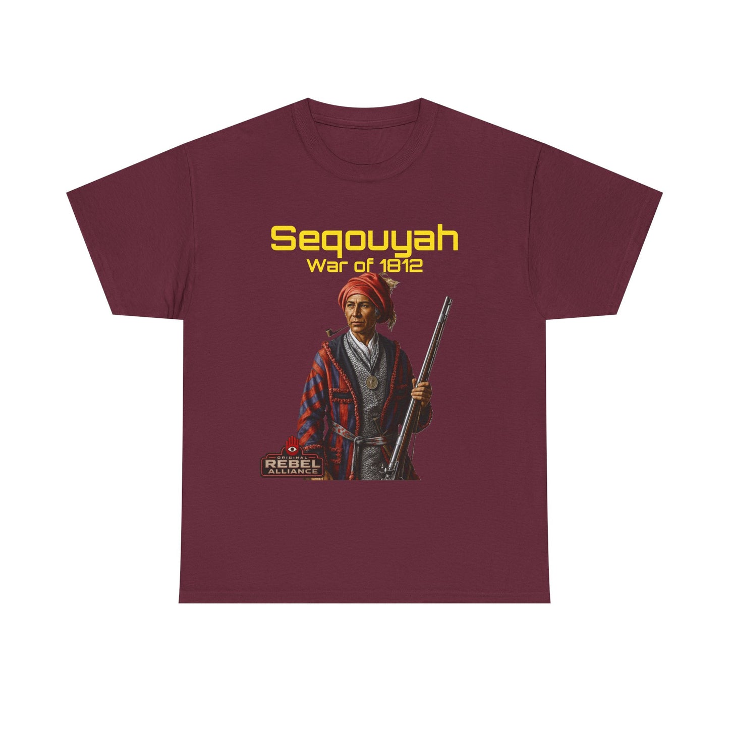 Sequoyah War of 1812 T-Shirt — Native American Historical Tee